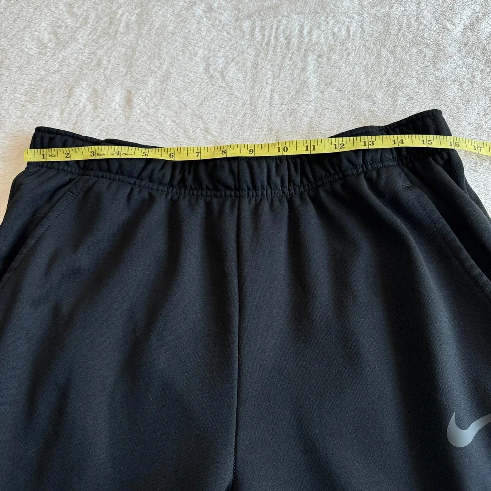 Nike Men Therma fit Pants Tapered Training L Black Athletic Workout Jogger Sport